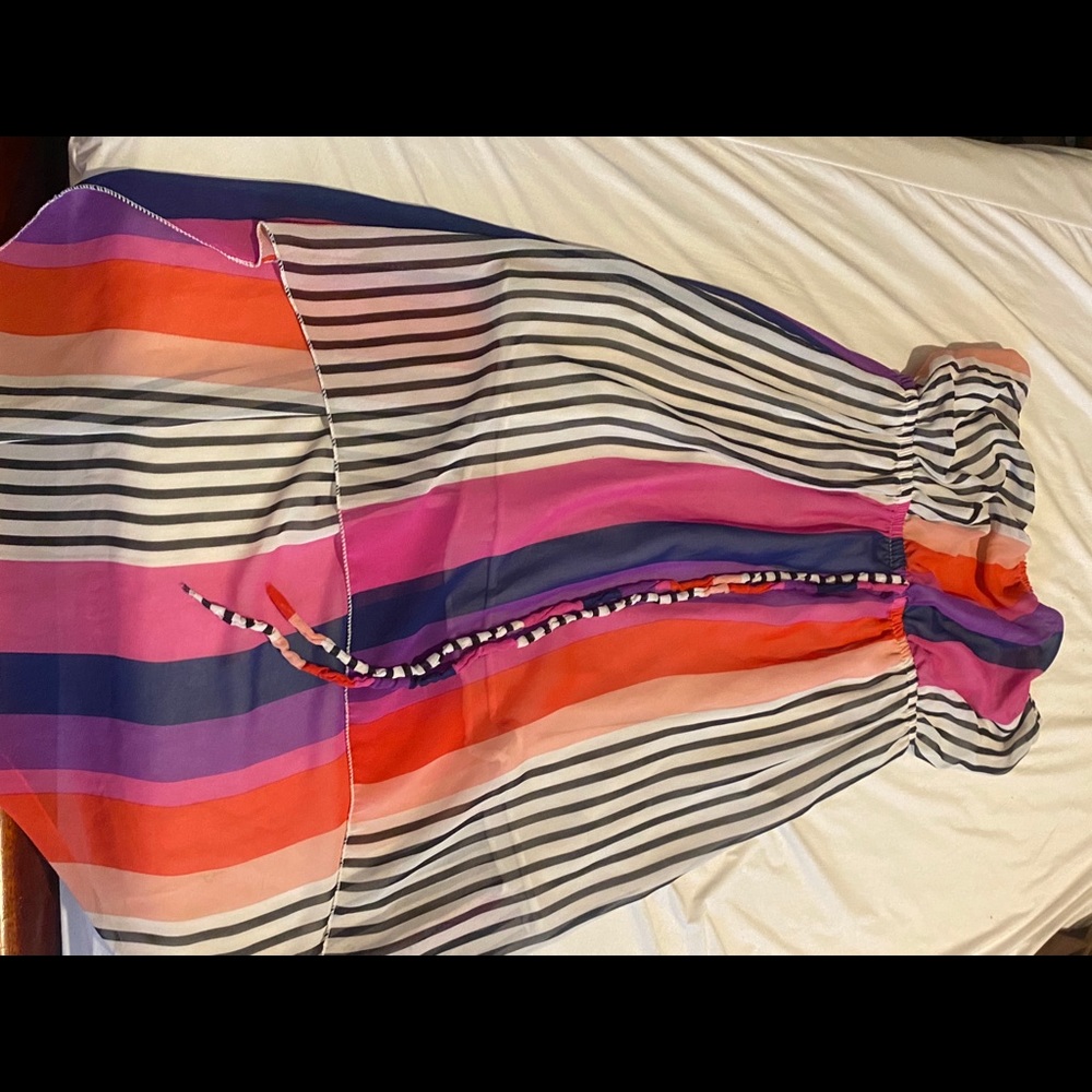 Strapless summer dress